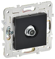 SKANDY Розетка TV оконечная SK-A12Bl черн. IEK, SK-A10-O-K02