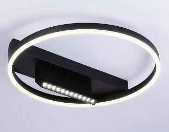 Светильник 50*11 см, LED 60W, 3000К, черный Ambrella Comfort LineTech FL51458