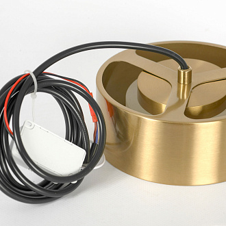 Подвесной светильник 15*22 см, 1*led*7W 3000K Lussole Lewisville LSP-7103 бронзовый