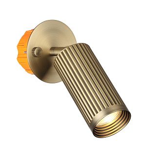 Настенный светильник 5,6*12,2 см, 1*LED GU10*10W Odeon Light MANCHESTER 7013/1WA бронзовый