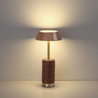 Настольная лампа 32 см, 8W, 3000K, Odeon Light 5453/8TLA, бронза
