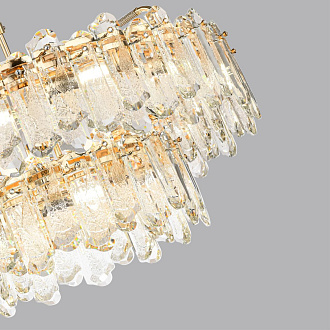 Люстра 80*80*163 см, E14 22*22*40W,  К, Odeon Light Bullon 5069/22, золото/прозрачный