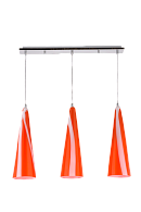 Люстра L660 x W130 x H400(1000), мм, 3*40W (120W), ORANGE (Оранжевый) Sfera Sveta 5067/3 ORANGE