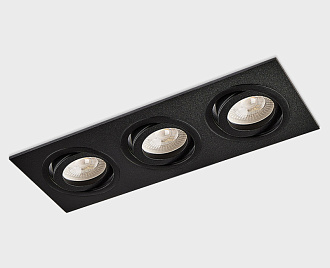 Встраиваемый светильник Megalight SAG303-4 black, черный, вр 24 см