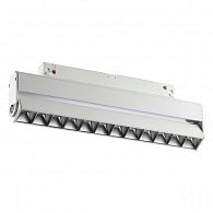 Трековый светильник для низковольтного шинопровода LED Novotech Flum 358542, 12W LED, 4000K, белый