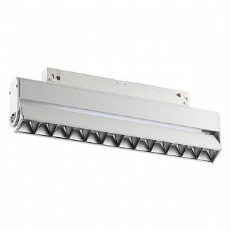 Трековый светильник для низковольтного шинопровода LED Novotech Flum 358542, 12W LED, 4000K, белый