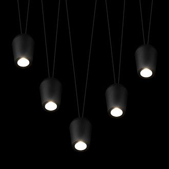 Подвесной светильник 100 см, 25W, 4000K, Loft IT Blackout 10357/5, черный