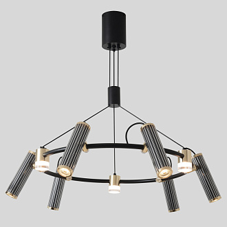 Светильник 80 см, 27W, 3000K, Crystal Lux EXTRA SP9, черный-золото