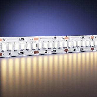 Светодиодная лента Ultra 24В 2835 19,2Вт/м 2700K 5м IP 20 201214 Maytoni Technical, цена за метр, катушкой по 5 м