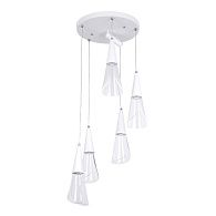 Светильник 45*45*35-85 см, *LED*21W, 3000-6000K, LED4U L7106-6 WТ, Белый