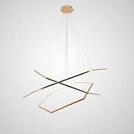 Подвесная люстра Vesanto Cameron Design House D100+120+150 **200 см, 3*LED*77W, 4000K, ImperiumLoft 40.2477, Золотистый
