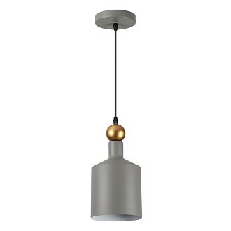 Подвесной светильник Odeon Light Bolli 4086/1 серый, диаметр 15 см