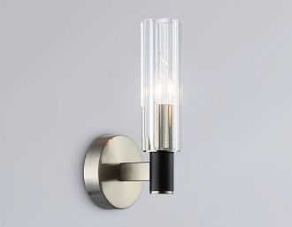 Бра 12*10*25- см, 1*E14*40W, K, Ambrella Light High Light LH55507, черный, сатин
