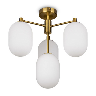 Светильник 43 см, Freya Crystal FR1012PL-04BS, латунь