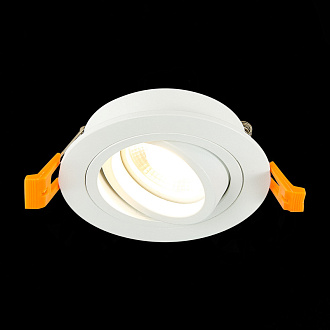Встраиваемый светильник 9/8 см, GU10, IP20 ST LUCE ST251.518.01 Белый, вр 8 см