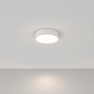 Накладной светильник 22*22*6 см, LED, 24W, 4000К, Maytoni Technical Zon C032CL-24W4K-RD-W белый