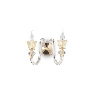 Светильник настенный бра ideal lux Strauss AP2 макс.2x40Вт Е14 140599.  см