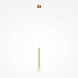 Подвесной светильник 10*10*360 см, LED*3W, 3000K, Maytoni Bubble Dream MOD383PL-L4BS3K, латунный