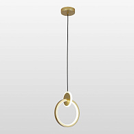 Подвесной светильник 18*12*40/170 см, 1*LED*8W 4000K Lussole Alachua LSP-7182 матовое золото