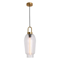 Подвесной светильник Lussole LSP-8844, 18*60 см, бронзовый