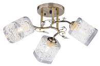 Люстра Ø490 x H230, мм, 3*40W (120W), BRONZE (Бронза) Rilon 07146/3 BRONZE