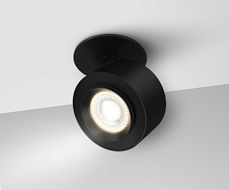 Встраиваемый светильник Maytoni Treo C063CL-L12B3K, 13W LED, 3000K, черный, вр 6,3 см
