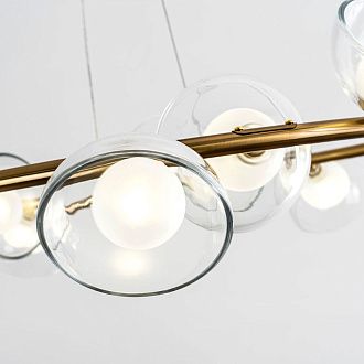 Подвесной светильник 75*50/100 см, 15хG4 MODESTYLE MS.6015.15 BS латунь