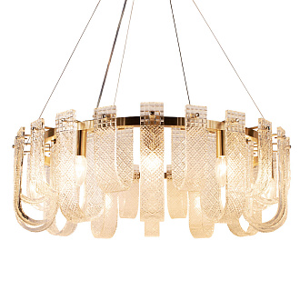 Подвесной светильник 80*25 см, 18*E14 LOFT IT Jersey бронза 10296/800