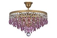 Люстра потолочная *38*32 см, 5*E27*60W, Arti Lampadari Castellana Gold Castellana E 1.3.38.603 G, золотой