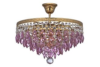 Люстра потолочная *38*32 см, 5*E27*60W, Arti Lampadari Castellana Gold Castellana E 1.3.38.603 G, золотой