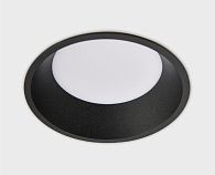 Встраиваемый светильник 16 см, 15W, 3000K, Italline IT06-6013 black 3000K, черный, вр 14,6 см