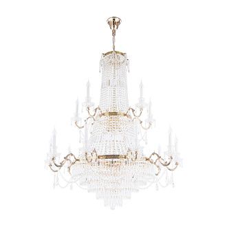 Подвесная люстра Maytoni Palace DIA890-PL-42-G, золото, диаметр 120 см