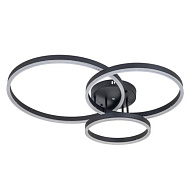 Люстра 70*13 см, 1 LED*85W, 3000-6500 К, Arte Lamp Sierra A2426PL-3BK, Черный