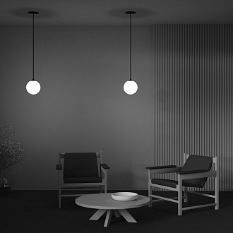 Светильник 20 см, 5W, 3000K, Technical P039PL-5W3K-20INS-B, черный