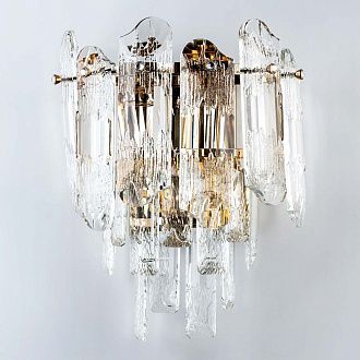 Настенный светильник 23x14x26см, Е14, 2x40Вт, , Modelux ML.7083.02 GD Золото