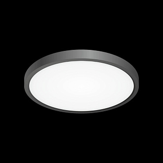 Светильник 30 см, 24W, 3000-4000-5000K, 2900 Lm, IP40, 10 м2 Citilux Бейсик CL738241V, LED, черный