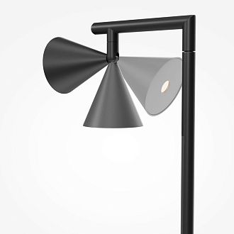 Торшер 110 см, 20W, 3000K, Maytoni Stripe MOD489FL-L20B3K, черный