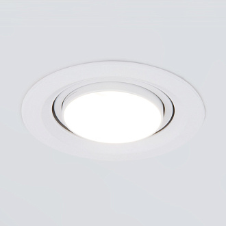 Встраиваемый светодиодный светильник с регулировкой угла освещения 9920 LED 15W 4200K белый Elektrostandard