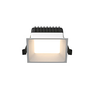 Встраиваемый светильник Downlight 9*9*4,5 см, 8W, 3000-4000-6000K 120° Maytoni Technical Okno DL056-8W3-4-6K-W белый, вр 8*8 см