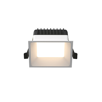 Встраиваемый светильник Downlight 9*9*4,5 см, 8W, 3000-4000-6000K 120° Maytoni Technical Okno DL056-8W3-4-6K-W белый, вр 8*8 см