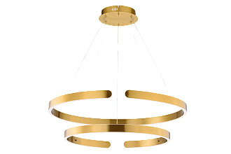 Люстра Ø600 x 800 x H1200, мм, 100W 4000K, BRASS(Латунь) NewRgy 3003-DWS-60+80 BRASS