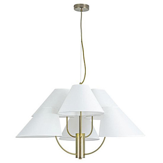 Подвесная люстра 85 см, Arte Lamp RONDO A4086LM-6AB, бронза