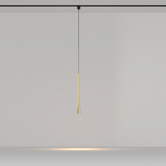 Трековый подвесной магнитный светильник 3 см, 7W, 3000K, Maytoni Waist TR167-1-7W3K-M-BS, латунь