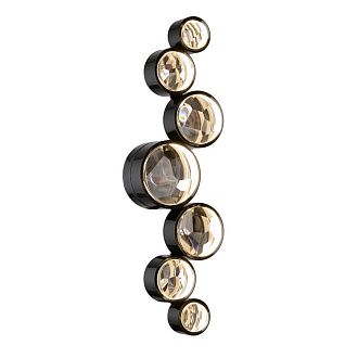Светильник 61 см, 15W, 3000-4000K, Odeon Light 7174/15WLA, черный-хрусталь