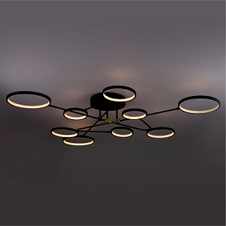 Светильник 126**20 см, LED 70W, 3000 / 6500К, Черный LED4U L260-9