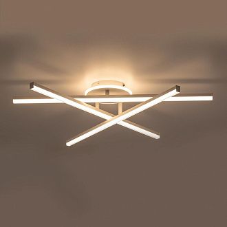 Люстра потолочная с пультом 94*14 см, LED 75W 3000-5500K Citilux Trent CL203630 белый