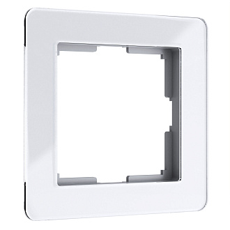 W0012701 Рамка на 1 пост Acrylic, белый Werkel, 4690389184819