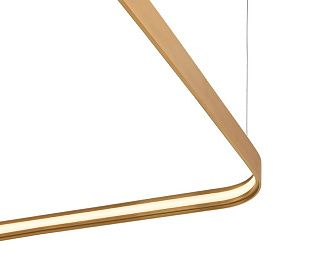 Подвесная люстра 80 см, 42W, 3000K, Italline IT013-6024 gold 3000K, золото