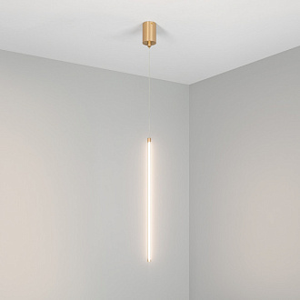 Подвесной светильник 1,6*221,4 см, LED, 10W, 4000K Arlight Umbra 036951, золотой
