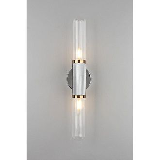 Бра 9*10*48 см, 2*E14, 7W, Aployt Brynia APL.307.41.02, бронзовый